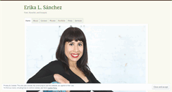 Desktop Screenshot of erikalsanchez.com