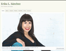 Tablet Screenshot of erikalsanchez.com